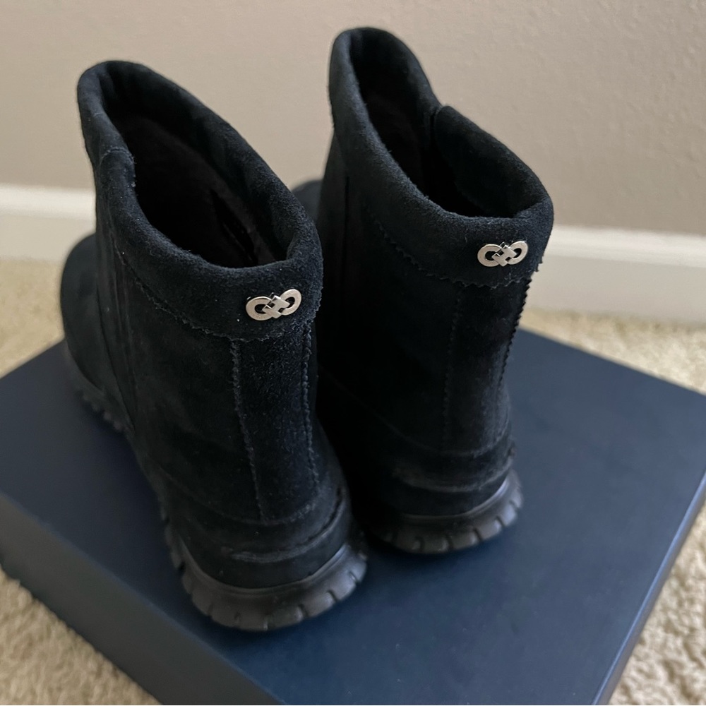 Cole Haan's waterproof Zerogrand Ankle Boots booties. Size 8. Brand new. Black
